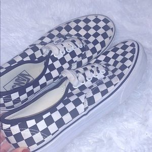 Black and White Checkered Vans